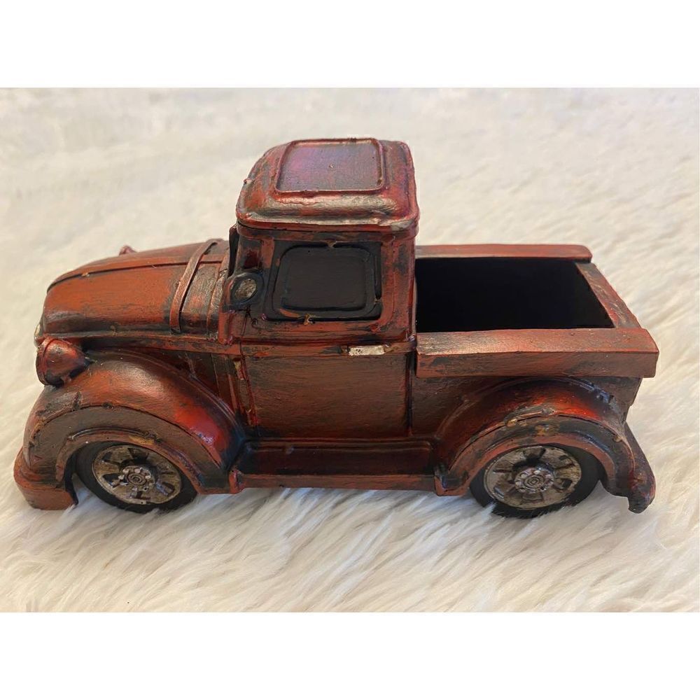 šHPšNWTāRainbowĀ Inc.āVintageāLookingāRed/BlackāHomeāDecorāTruck - Picture 2 of 11
